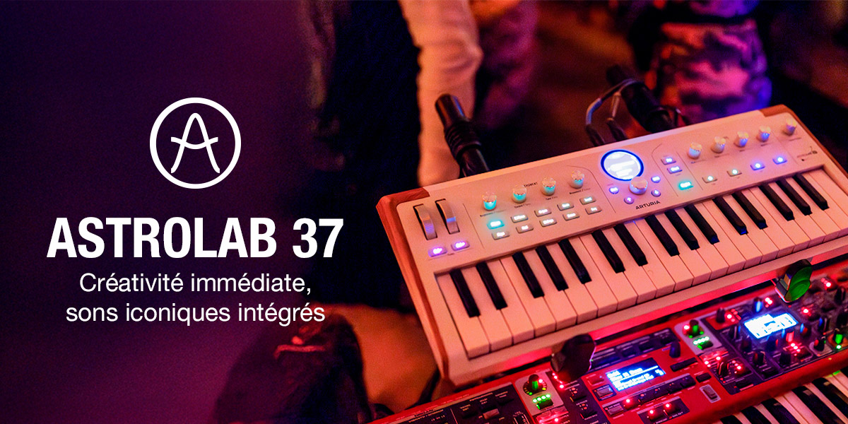 Arturia AstroLab 37 : le clavier compact qui transporte tout l’univers Arturia dans