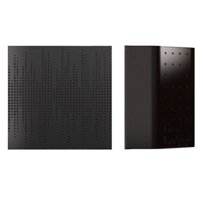 Artnovion Athos Bass Trap Corner noir (lot de 2)
