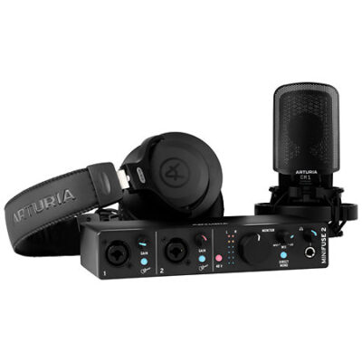 Arturia Minifuse 2 Recording Pack Black