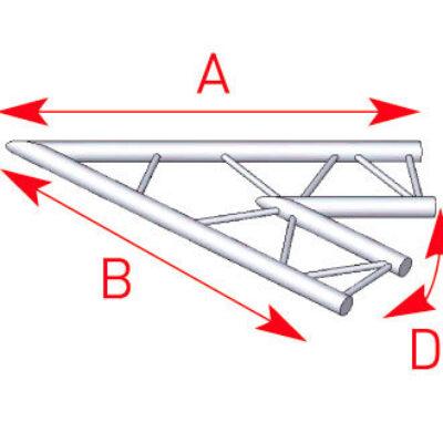 ASD AEX 20 Angle 2 départs 45 degrés 1m x 1m