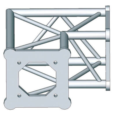 ASD ASC 1522 Angle 2 départs 90 degrés 0,25m x 0,25m
