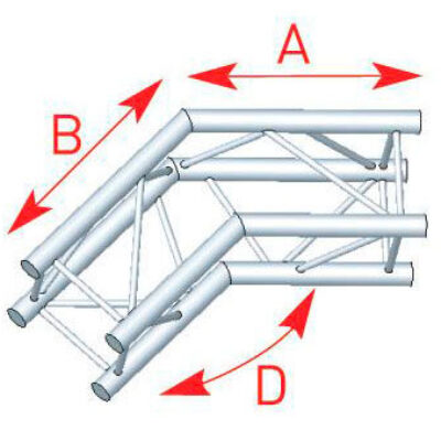 ASD ASC 3025 Angle 2 départs 135 degrés 0,50m x 0,50m