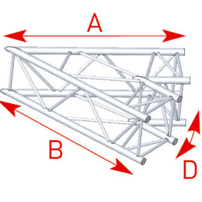 ASD ASC 4020 Angle 2 départs 45 degrés 1,20m x 1,20m