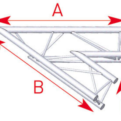 ASD ASX 20 FC Angle structure triangulaire 2 départs 45 degrés 1m x 1m
