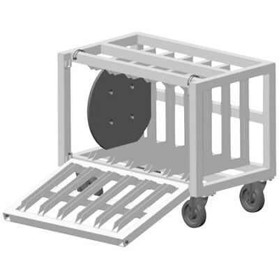 ASD CHAREML40 Chariot de transport pour 6 EML 40