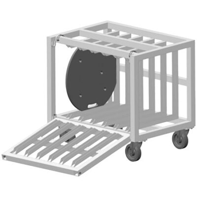 ASD CHAREML50 Chariot de transport pour 6 EML 50
