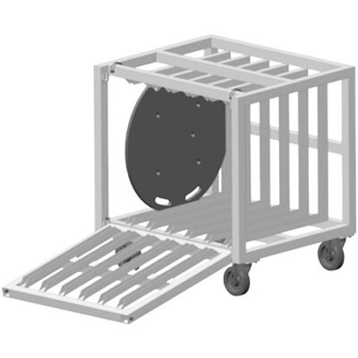 ASD CHAREML60 Chariot de transport pour 6 EML 60