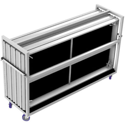 ASD CHARPLAC2 Chariot alu pour 4 praticables