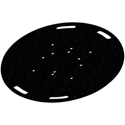 ASD EML 359N Embase lourde noire diamètre 1000mm