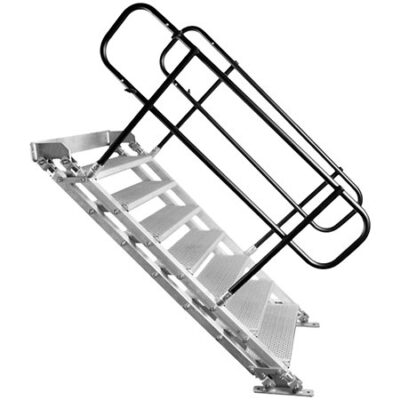 ASD ESC150 Escalier réglable de 1m à 1m40 + garde corps