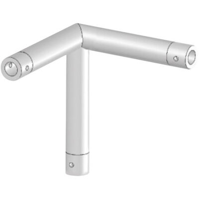 ASD FX 5032 Angle vertical 3 départs pied gauche 90 degrés 0,25m x 0,25m x 0,25m