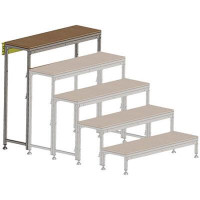 ASD MAR EC 100 Escalier fixe alu hauteur 1m
