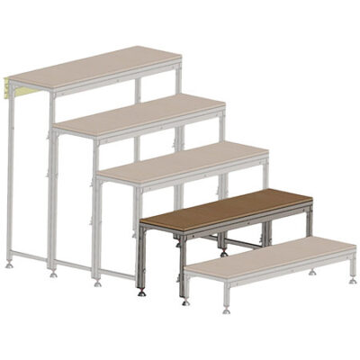 ASD MAR EC 40 Escalier fixe alu hauteur 0,40m