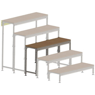 ASD MAR EC 60 Escalier fixe alu hauteur 0,60m