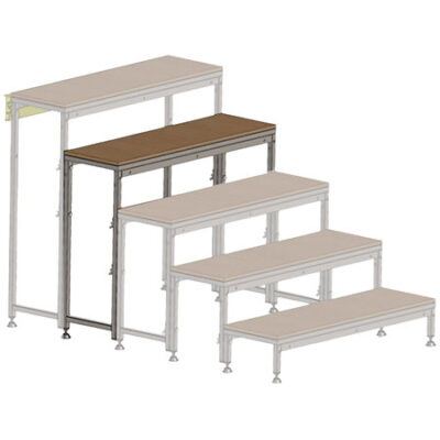 ASD MAR EC 80 Escalier fixe alu hauteur 0,80m