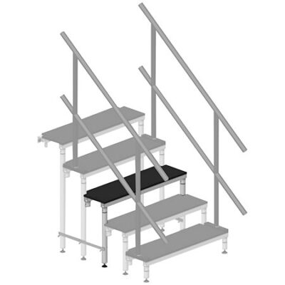 ASD MAR60 Marche pour escalier démontable hauteur 0,60m