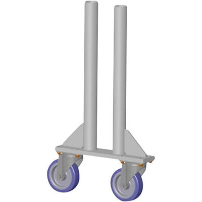 ASD PR110DF Pied à 2 roulettes avec frein hauteur 1.1 m