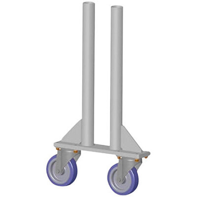 ASD PR130DF Pied à 2 roulettes avec frein hauteur 1.3 m