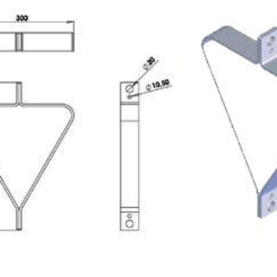 ASD SP 325FC Suspension de plafond forte charge pour SX 290 et SX 290 FC
