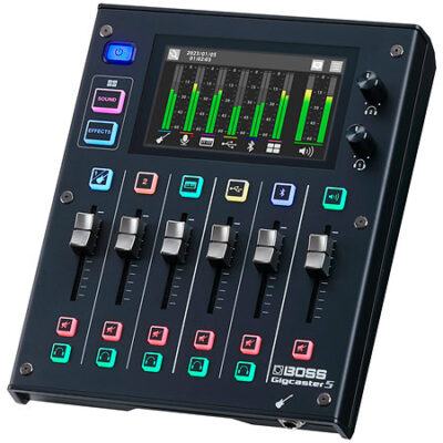 Boss GCS-5 Gigcaster 5 Live Streaming Audio Mixer