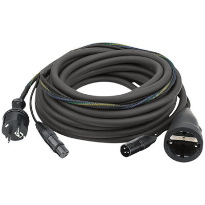 Dap FP09 Schuko/XLR 20 m Noir