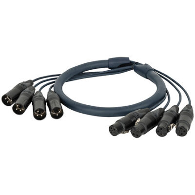 Dap Neutrik DMX 4 Voies XLR 3 Broches, 50 m