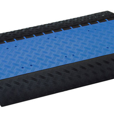 Defender Passage de Câble 5 Canaux bleu pour Rampe pour Chaises Roulantes