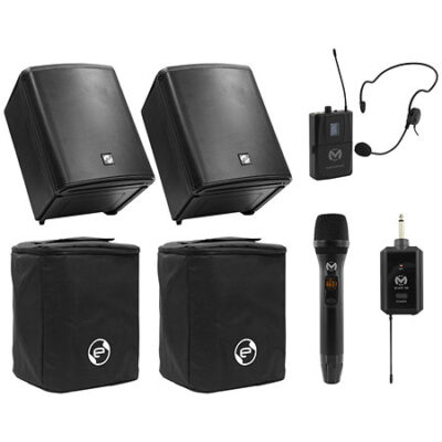 Elokance Pack e-GO + Housse + Micro HF + Boîtier émetteur ceinture + micro serre-tête
