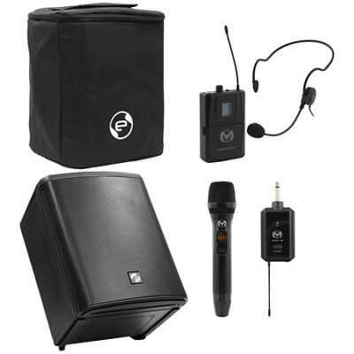 Elokance Pack e-GO + Housse + Micro HF + Boîtier émetteur ceinture + micro serre-tête