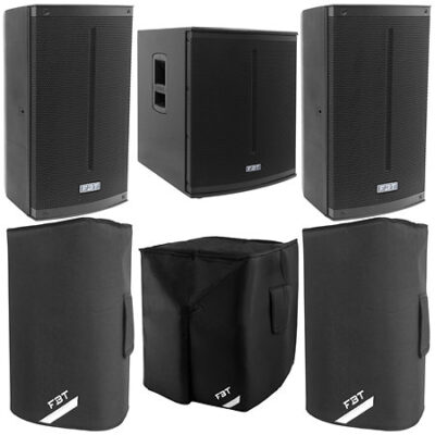 FBT Pack X-LITE 110A (la paire) + X-SUB 115SA + Covers
