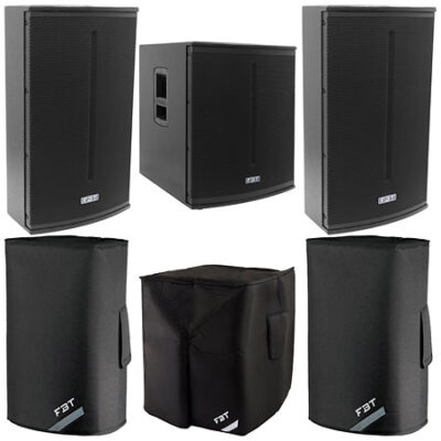 FBT Pack X-PRO 112A (la paire) + X-SUB 115SA + Covers