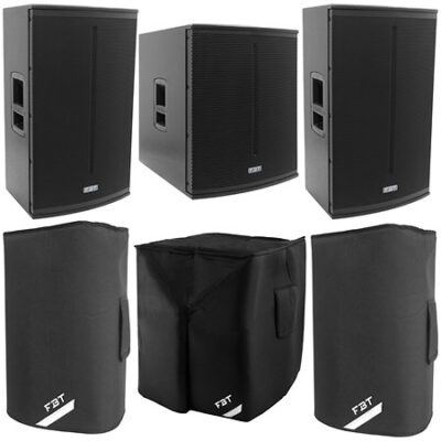 FBT Pack X-PRO 115A (la paire) + X-SUB 118SA + Covers