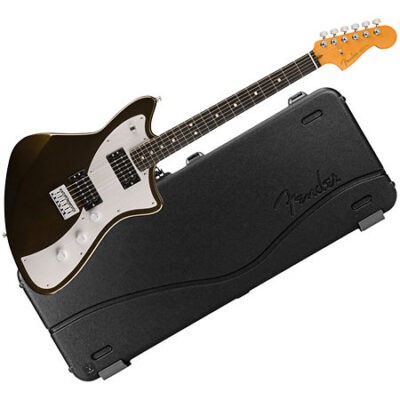 Fender American Ultra II Meteora EB Texas Tea + étui