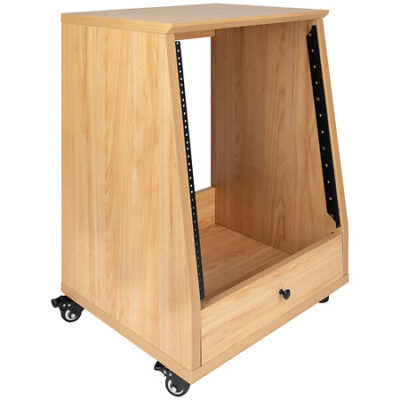 Gator Frameworks Rack studio Elite Series 12U incliné Érable