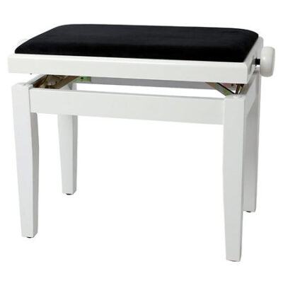 Gewa Banquette Piano Deluxe 130.030 Blanc Brillant