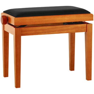 Gewa Banquette piano Deluxe érable mat assise noir