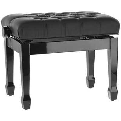 Gewa Banquette Piano Deluxe XL Noir brillant