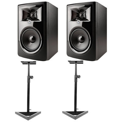 JBL LSR 308P MKII (la paire) + Stands