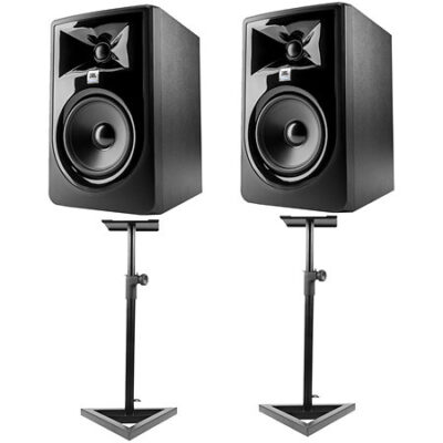 JBL Pro LSR 305P MKII (la paire) + Stands