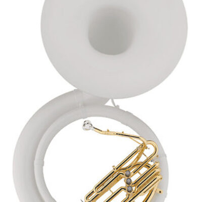 Jupiter JSP1000B Sousaphone, fibre de verre, en housse