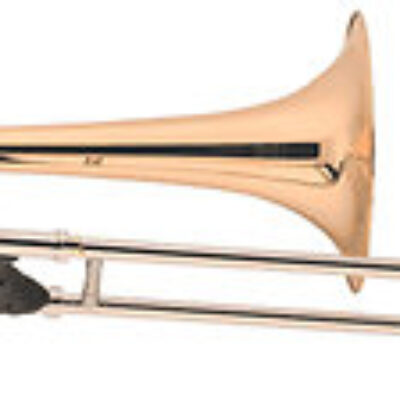 Jupiter JTB710RQ Trombone ténor simple, petite perce, ergonomique, pavillon cuivre rose