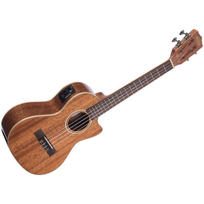 Kala Gloss Solid Mahogany Tenor Cutaway électro-acoustique