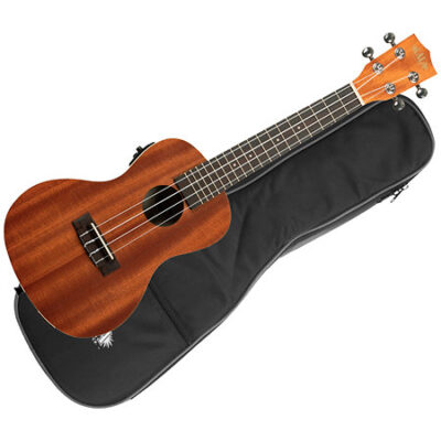Kala KA-CE Satin Mahogany Concert + housse