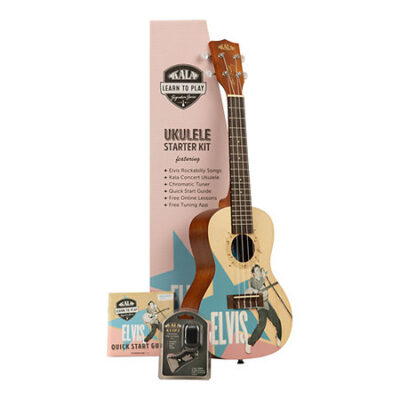 Kala LEARN TO PLAY Elvis Rockabilly Concert Ukulélé Starter Kit
