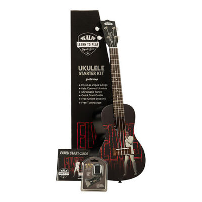 Kala LEARN TO PLAY Elvis Viva Las Vegas Concert Ukulélé Starter Kit