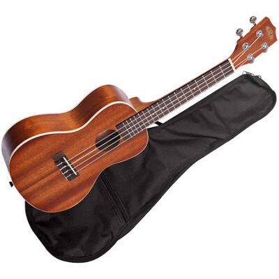 Kala Satin Mahogany Concert + housse