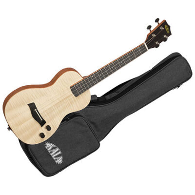 Kala Solid body Flame Maple Tenor + housse