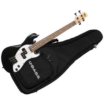 Kala Solid Body U-Bass 4 cordes Black + housse