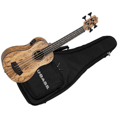 Kala Spalted Mango U-Bass + housse