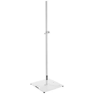 K&M 24654W Pied d’éclairage et enceinte « Pro » blanc